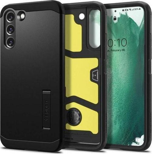 Galaxy S22 Plus 5G ile Uyumlu Kılıf Tough Armor Military Grade Black