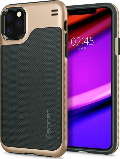 iPhone 11 Pro ile Uyumlu Kılıf Hybrid NX Forest Green