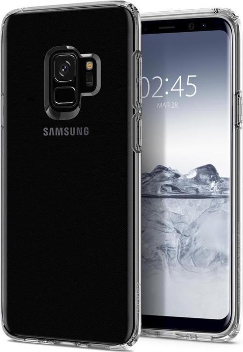 Galaxy S9 ile Uyumlu Kılıf Liquid Crystal 4 Tarafı Koruma Crystal Clear