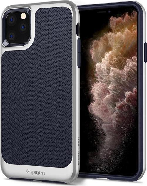 iPhone 11 Pro ile Uyumlu Kılıf Neo Hybrid Satin Silver