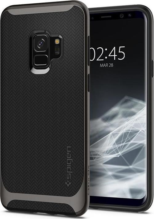 Galaxy S9 ile Uyumlu Kılıf Neo Hybrid Gunmetal