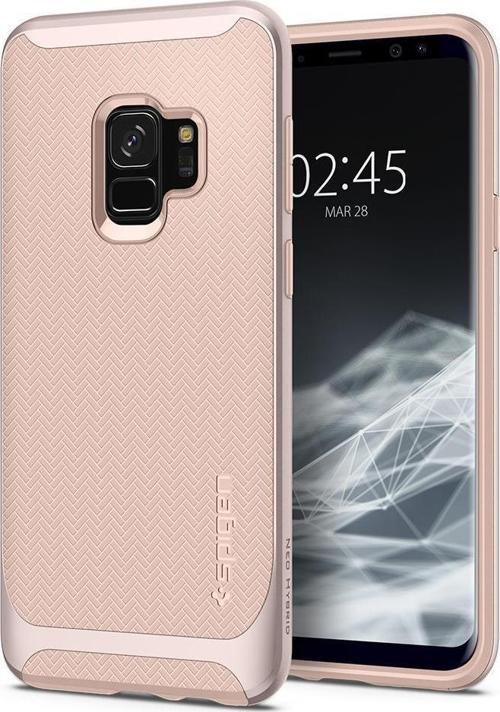 Galaxy S9 ile Uyumlu Kılıf Neo Hybrid Pale Dogwood