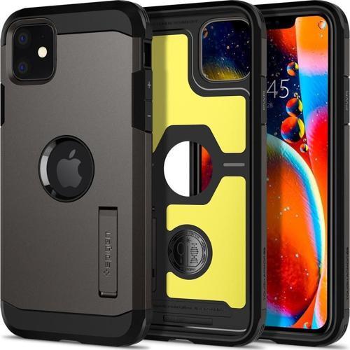 iPhone 11 Pro ile Uyumlu Kılıf Tough Armor XP Gunmetal