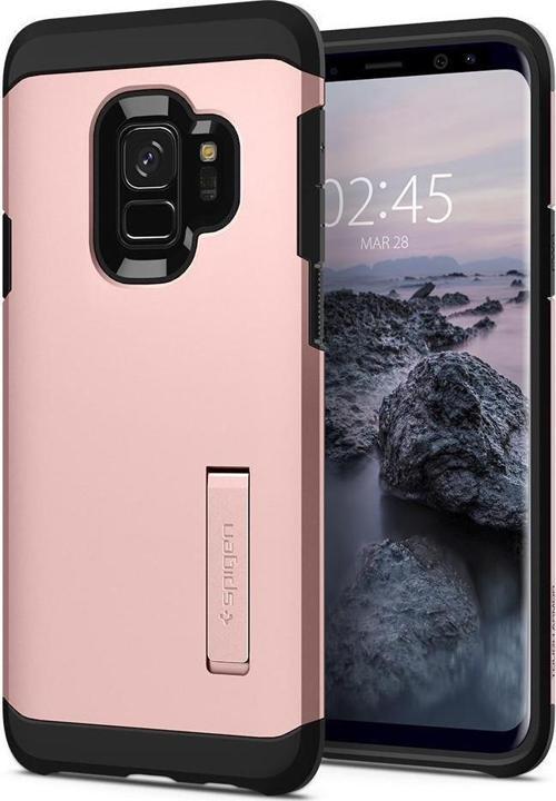 Galaxy S9 ile Uyumlu Kılıf Tough Armor Rose Gold