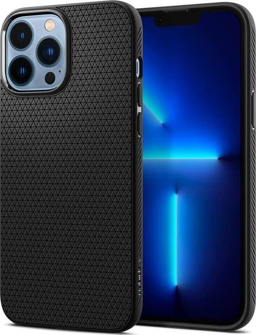 iPhone 13 Pro Max ile Uyumlu Kılıf Liquid Air Matte Black