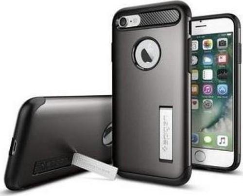 iPhone 7/8 ile Uyumlu Kılıf Slim Armor Gun Metal