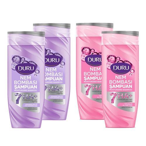 Nem Bombası Şampuan Yıpranmış Saçlar ve Tüm Saçlar İçin 400 ml 4 lü Set