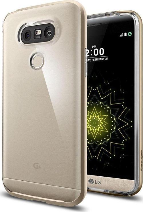 G5 ile Uyumlu Kılıf Neo Hybrid Crystal Champagne Gold