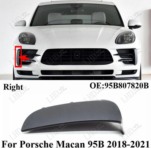 porsche macan- 2014-2017 ön tampon panjuru çerçevesı sağ sıyah (tw) Oem No (95B8078201E0)