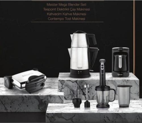Kea Elektro Mega 4'lü Çeyiz Seti Ev Aletleri Mutfak Inox