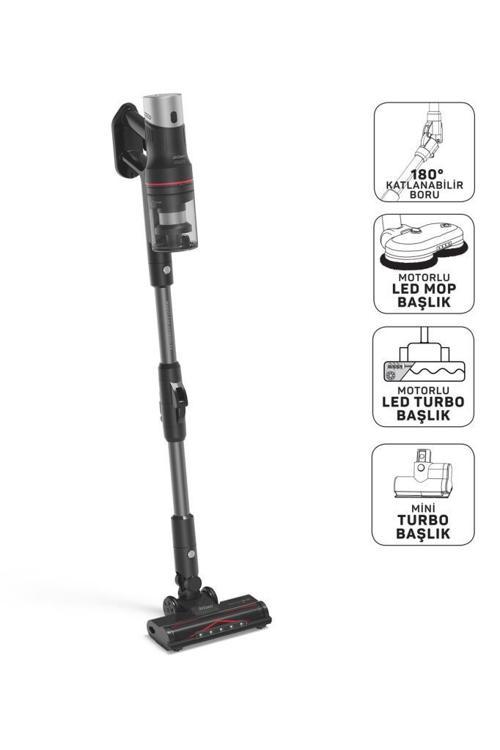 MagiClean HydroFlex Dikey Şarjlı Süpürge Siyah - AR4210