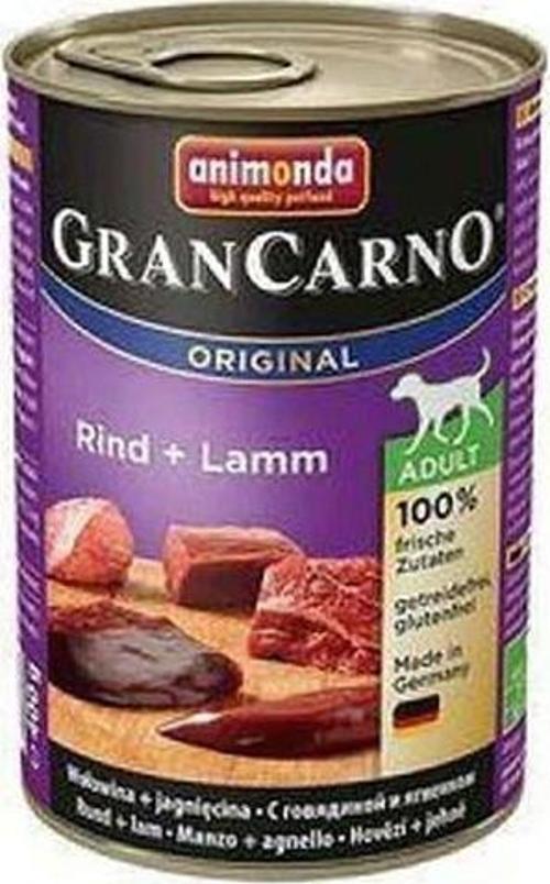 Grand Carno Sığır & Kuzu Etli Köpek Konservesi 6 x 400 gr
