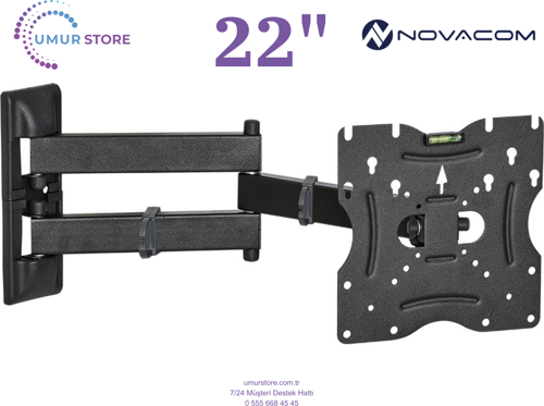 22inç12V / 22”- 49” Lcd Led Televizyon Monitör Hareketli Duvar Askı Aparatı