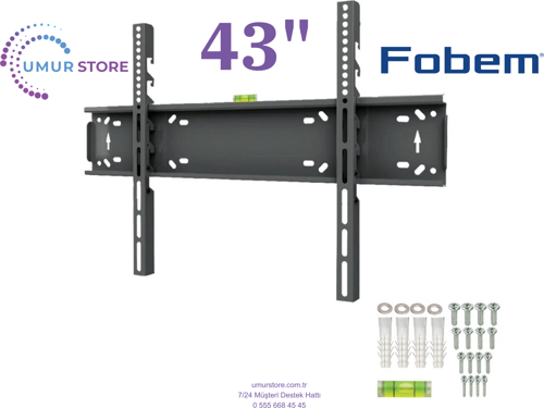 43” ML43EW4000F / 43”- 65” inç Lcd Led Televizyon Sabit Duvar Askı Aparatı