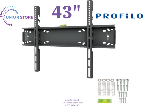 43” 43PA515ESG / 43”- 65” inç Lcd Led Televizyon Sabit Duvar Askı Aparatı