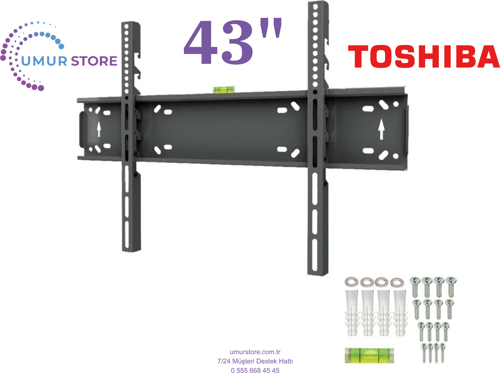 43” 43UA2263DT/43UV2363DT / 43”- 65” inç Lcd Led Televizyon Sabit Duvar Askı Aparatı