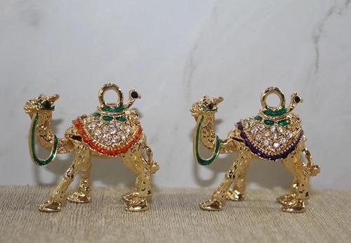 Swarovski Taşlı Minik Figür - Deve