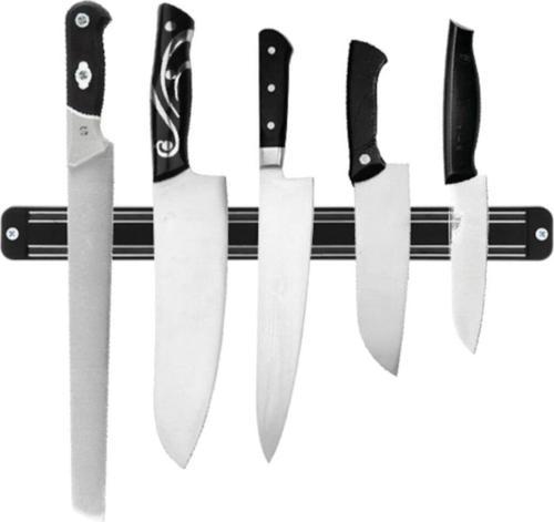 Siyah Mıknatıslı Bıçak Askısı 55Cm