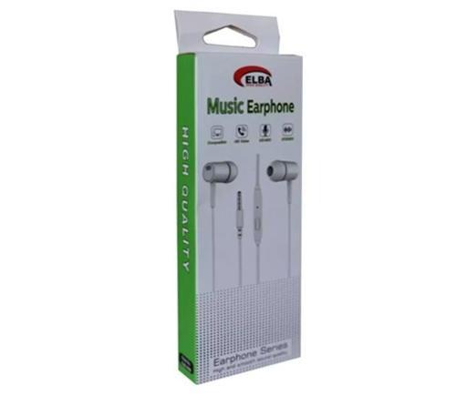 Kulaklık Kablolu Elb-22-D21B Beyaz - 3 adet