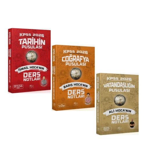 CBA Yayınları 2026 KPSS Tarih Coğrafya ve Vatandaşlık Ders Notları Seti 3 Kitap
