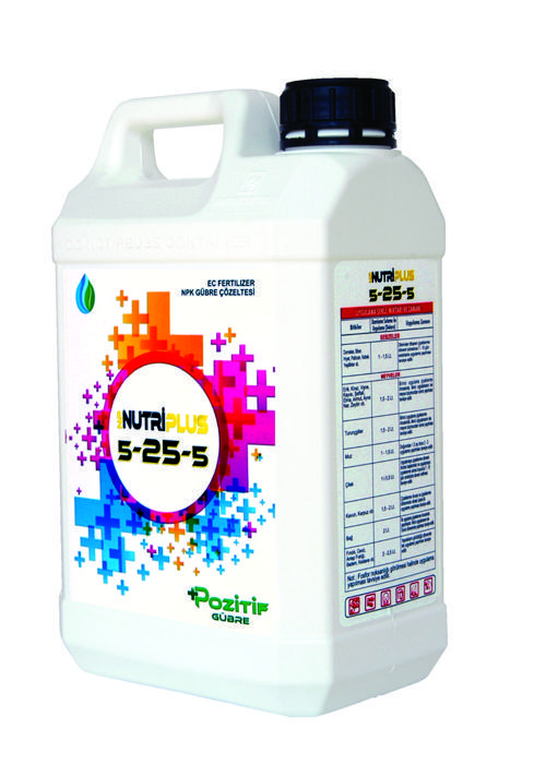 Npnutrıplus 5-25-5 Çiçeklendirici Azotlu Fosforlu Potasyumlu N-p-k Sıvı Gübre 5 Litre
