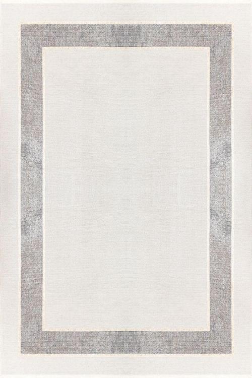 Halı Rönesans 76205 075 Krem Gri Viskon Akrilik Salon Oturma Yatak Odası Halısı