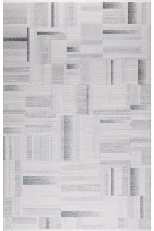 Halı Keops D169A Krem Yeşil Akrilik Salon Oturma Yatak Odası Halısı