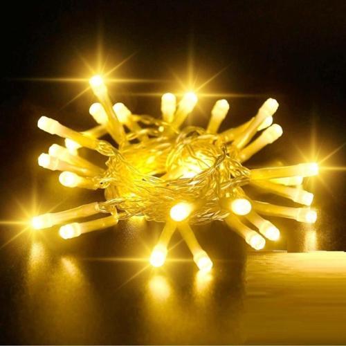 13 Metre Sarı Ultra Canlı Net Işık Sarı Led Işık Sabit Yanar Sarı Fişli 220 Volt Yılbaşı Ağacı Işığı
