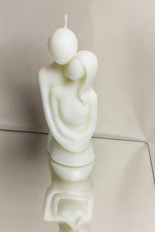 Dekoratif Mutku Çift El Yapımı Soya Mum – Romantik Hediye, Sevgililer Günü, Ev Dekor, Özel Gün