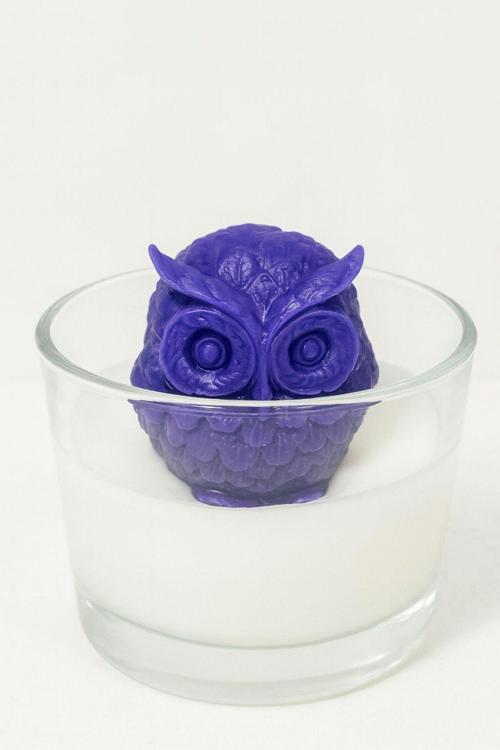 Hediyelik Baykuş Mum El Yapımı Soya Mum – Romantik Hediye Sevgililer Günü Ev Dekor, Özel Gün Hediye