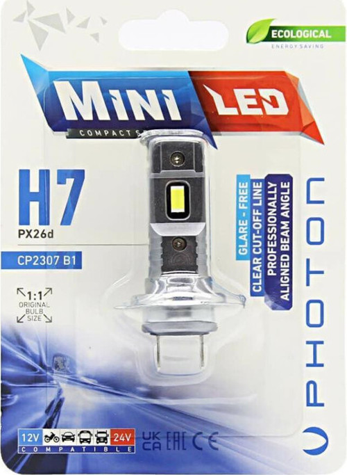 Mini H7 16000 Lumens Compact Led