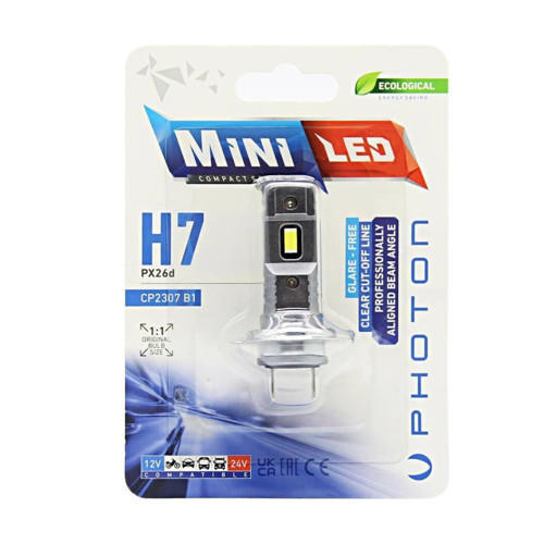 Mini H7 16000 Lumens Compact Led