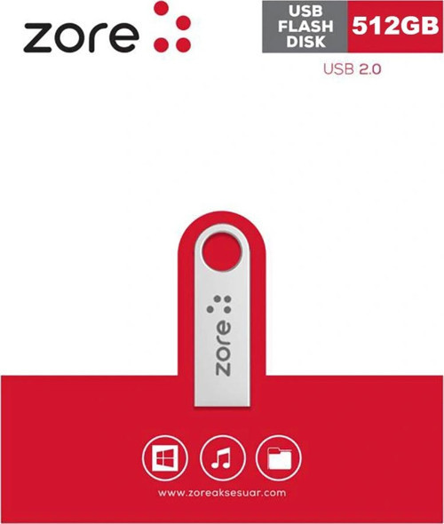 Metal USB 2.0 Flash Disk 512GB