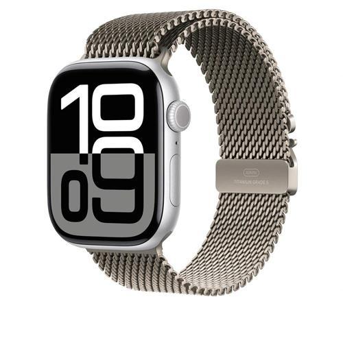 Apple Watch 7 45mm Zore KRD-100 Titanyum Hasır Kordon