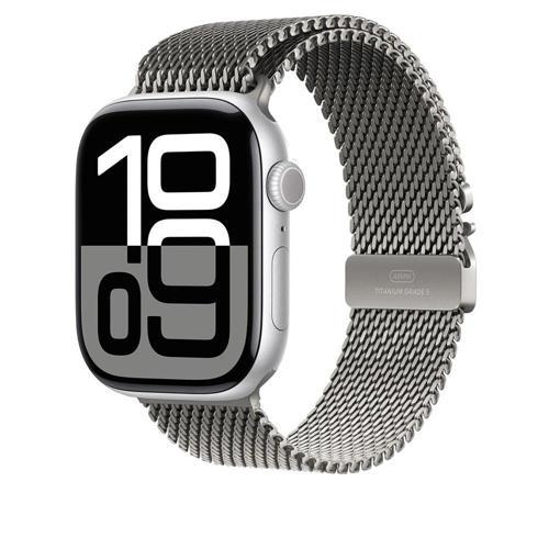 Apple Watch 7 45mm Zore KRD-100 Titanyum Hasır Kordon