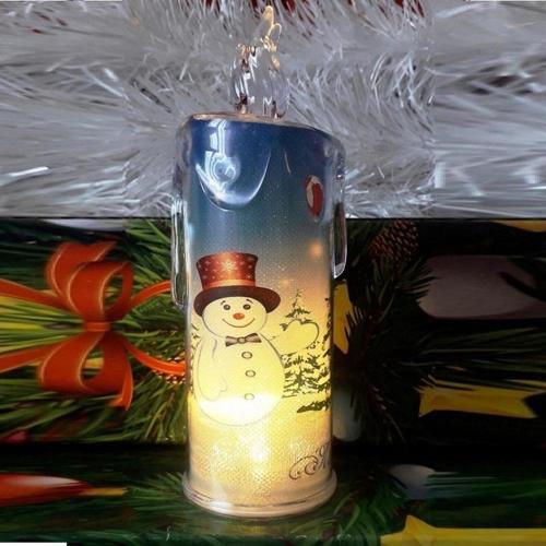 Led Işıklı Mum Kardan Adamlı Mum Yılbaşı Işıkları Yılbaşı Mumu Pilli Mum Kardan Adam Led Mum Gün Led