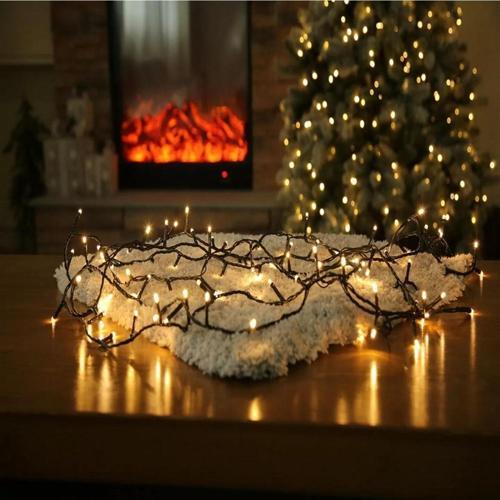 Pirinç Gün Işığı Led Işık 4 Metre 100 Led Lambalı 220 Volt Fişli Modlu Model Gün Işığı Led