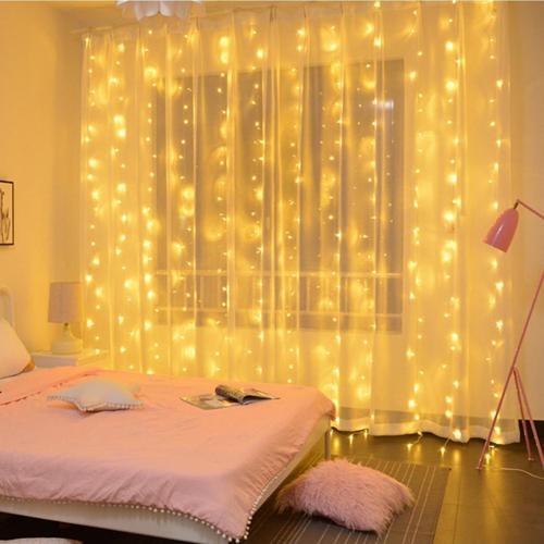 Vip Gün Işığı Salkım Led Işık 2.50X2 Mt. Eklemeli 16 Dallı 320 Ledli Modlu Gün Işığı Perde Led Işık
