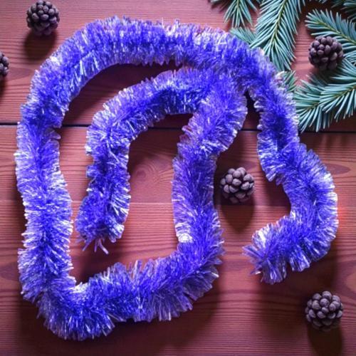 BOYUN SİMİ 2 METRE MOR YILBAŞI BOYUN SİMİ YUMUŞAK GARLAND YILBAŞI SÜSLEMELERİ