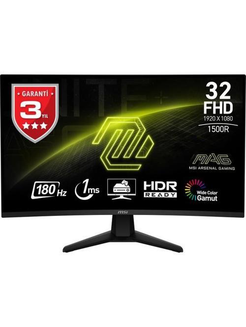MAG 31.5" 32C6 1920x1080 (FHD) 16:9 CURVE 1500R VA 180HZ 1MS ADAPTIVE-SYNC GAMING MONITOR