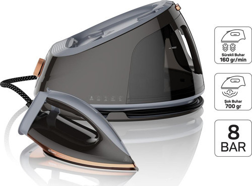 SteamArt Plus Buhar Kazanlı Ütü 3000W Gri - AR6048