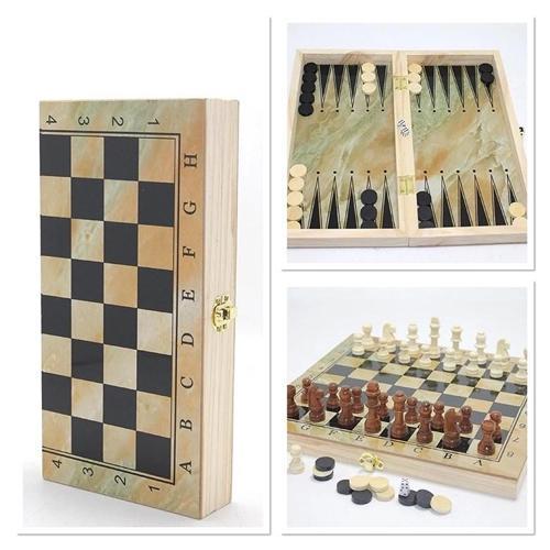 Ahşap Satranç Ve Tla Seti Alk4240