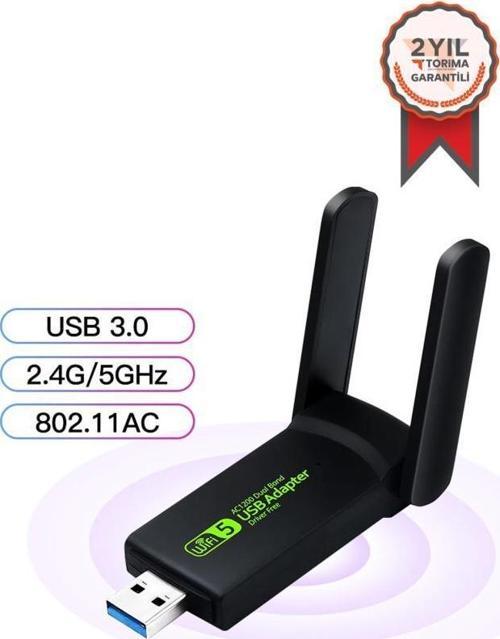 Dual Band USB Adapter 1300 MBPS YD-33 Wireless
