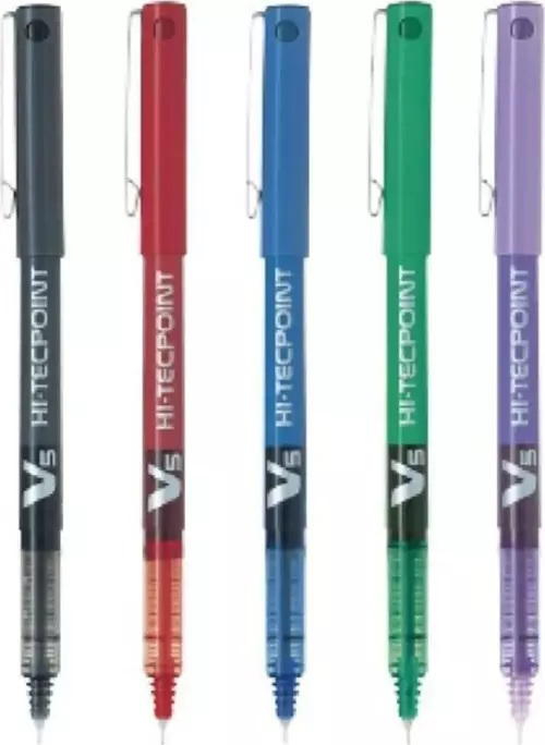 V5 Hi-tecpoint 5 Farklı Renk Iğne Uçlu Mürekkepli Kalem Set