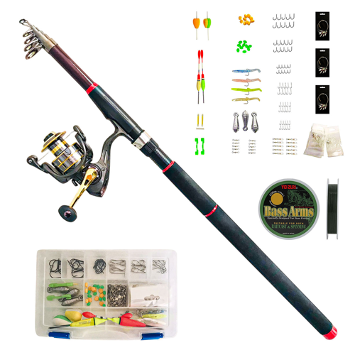 125 Parça Hazır olta seti 300 cm