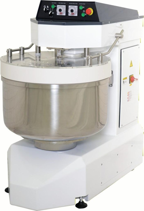 ISM 350-32S Spiral Hamur Yoğurma Makinası 350 Lt Kazan İki Yönlü Kazan 150 Kg Un Kapasiteliki Devirli İki Yöne Dönen Kazan Krom Gövde 380v/3p/50hz