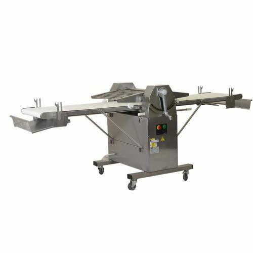 DHM 60 CR Hamur Açma Makinası 60 Cm Çalışma Genişliği Bant Hız Kontrollü Krom Gövde 220v/1p/50hz