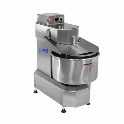 ISM 35-VE CR Spiral Hamur Yoğurma Makinası 35 Lt Kazan 15 Kg Un Kapasiteli Hız Kontrollü Krom Gövde 220v/3p/50hz