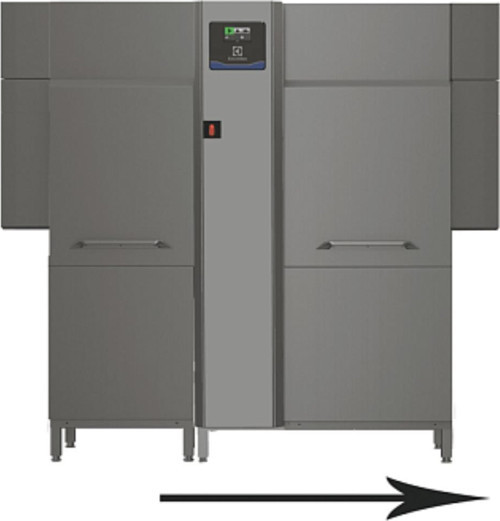 Professional Endüstriyel Çift Durulamalı Konveyör Tip Bulaşık Makinesi 200 Sepet/saat (865506 İle Birlikte Sipariş Edilmelidir) EDR20PELA5WV