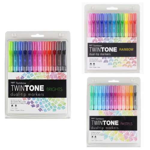Twintone 36'lı Set - Pastel Renkler / Parlak Renkler / Rainbow